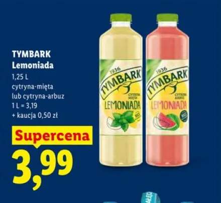 Lemoniada TYMBARK cytryna-mięta
