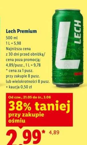 Piwo Lech Premium