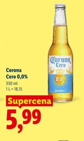 Piwo bezalkoholowe Corona Cero 0,0%