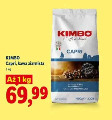 Kawa ziarnista KIMBO Capri