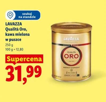 Kawa mielona w puszce LAVAZZA Qualità Oro