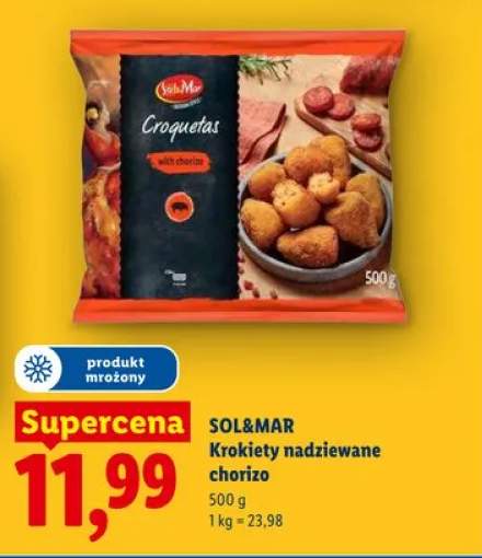 Krokiety nadziewane chorizo SOL&MAR