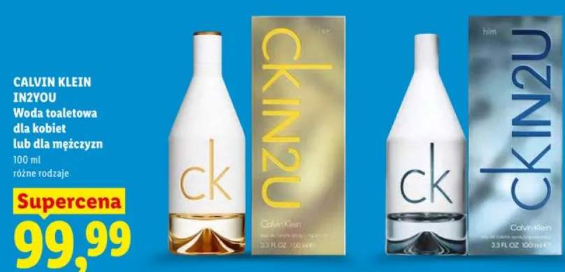 Woda toaletowa dla kobiet Calvin Klein IN2YOU
