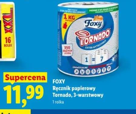 Ręcznik papierowy Foxy Tornado 3-warstwowy