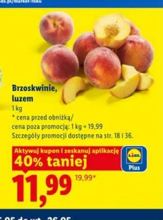 Brzoskwinie luzem