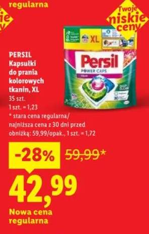 Kapsułki do prania kolorowych tkanin Persil XL