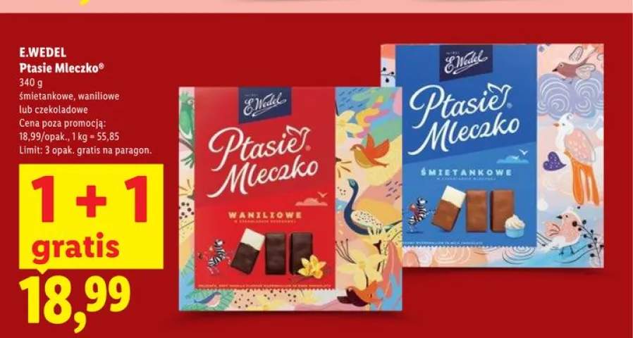 Ptasie Mleczko czekoladowe E.Wedel