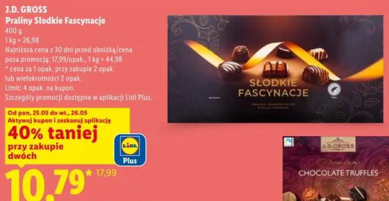 Praliny Słodkie Fascynacje J.D. Gross