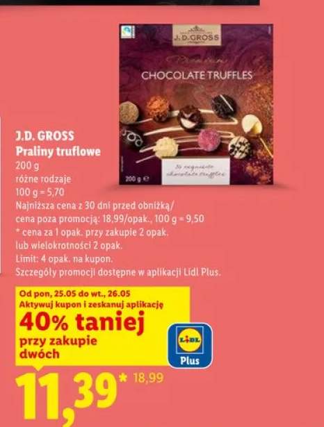 Praliny truflowe J.D. Gross