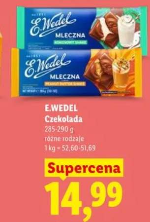 Czekolada E.Wedel Mleczna Kokosowy Shake