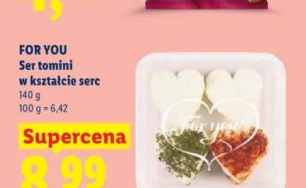 Ser tomini w kształcie serc For You