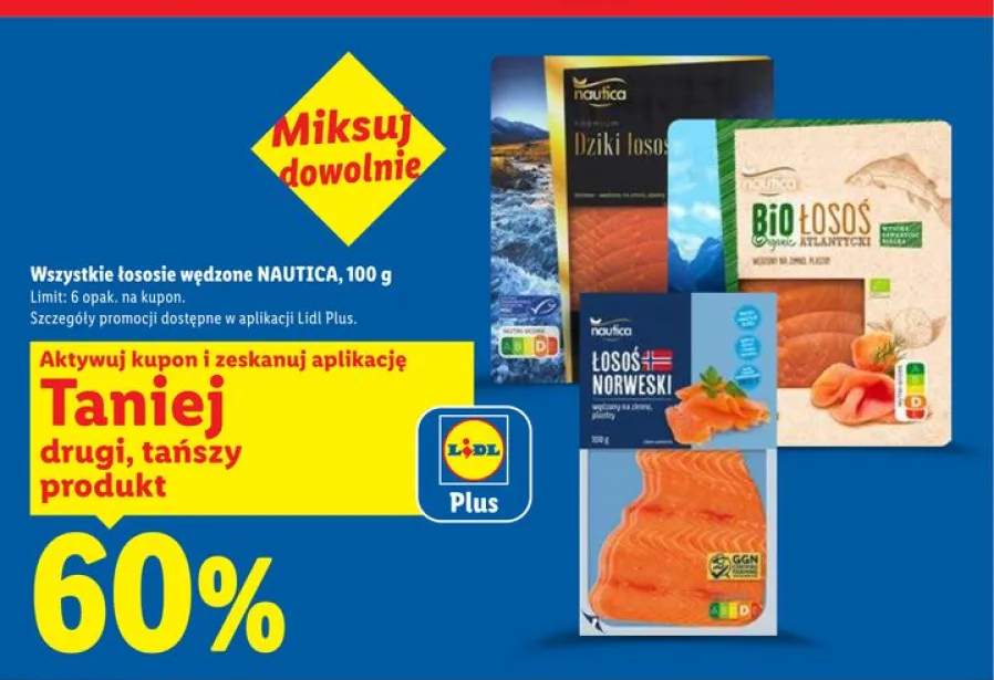 Łosoś norweski wędzony NAUTICA