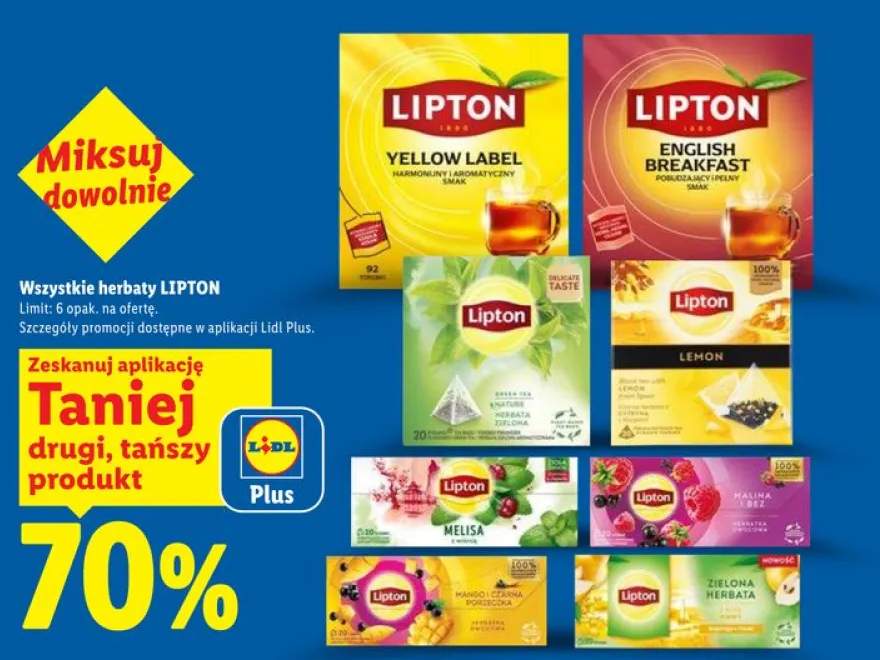 Herbata Lipton Malina i Bez