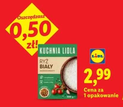 Ryż biały długoziarnisty Kuchnia Lidla