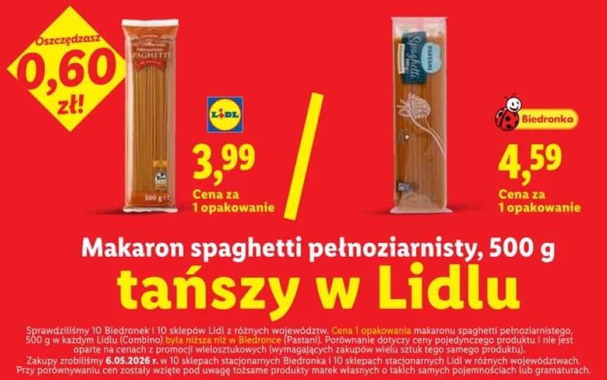 Makaron spaghetti pełnoziarnisty Combino