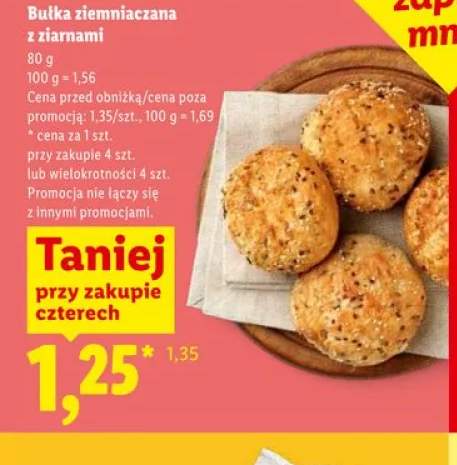 Bułka ziemniaczana z ziarnami