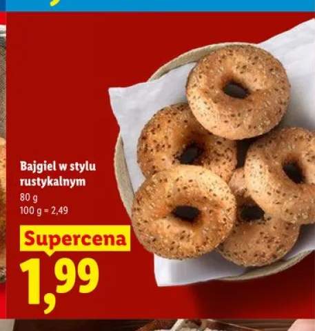 Bajgiel w stylu rustykalnym