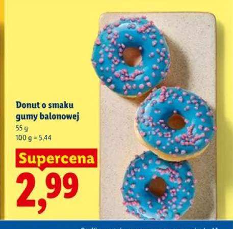 Donut o smaku gumy balonowej