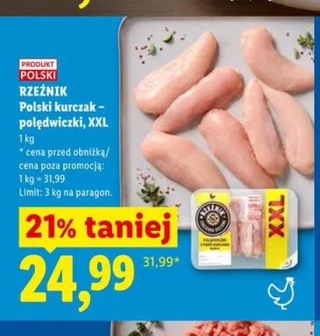 Polski kurczak - polędwiczki XXL Rzeźnik