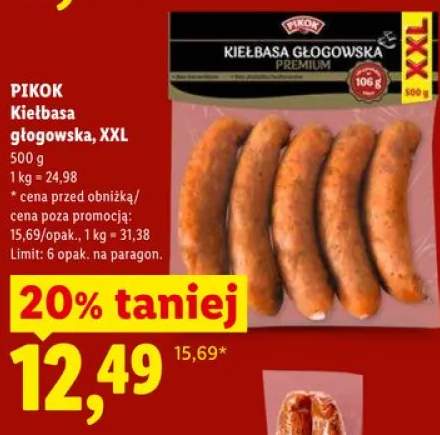 Kiełbasa głogowska PIKOK XXL