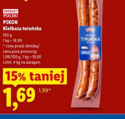 Kiełbasa toruńska PIKOK