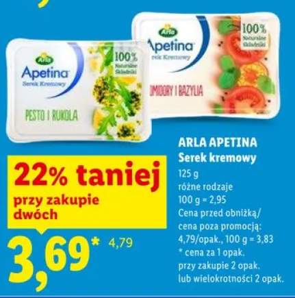 Serek kremowy Arla Apetina