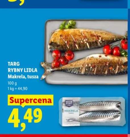 Makrela tusza Targ Rybny Lidla