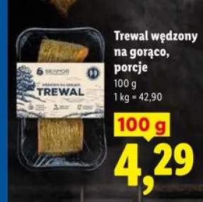 Trewal wędzony na gorąco porcje Seamor