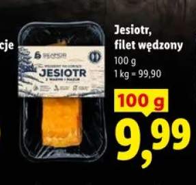 Jesiotr filet wędzony Seamor