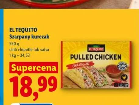 Szarpany kurczak salsa El Tequito