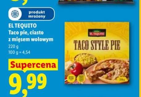 Taco pie ciasto z mięsem wołowym El Tequito