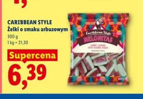 Żelki o smaku arbuzowym Caribbean Style