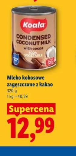 Mleko kokosowe zagęszczone z kakao Koala