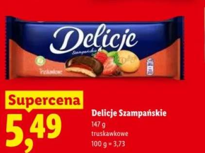 Delicje Szampańskie truskawkowe