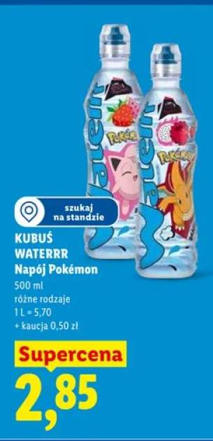 Napój Pokémon malinowy Kubuś Waterrr
