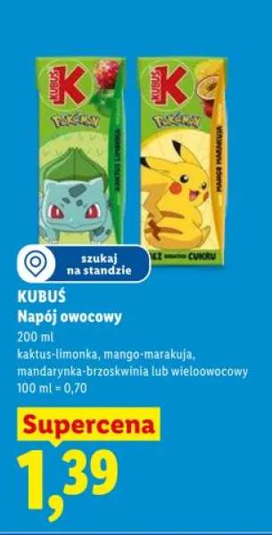 Napój owocowy Kubuś