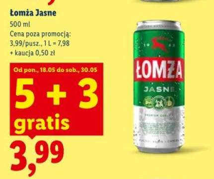 Piwo Łomża Jasne