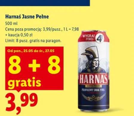 Piwo Harnaś Jasne Pełne