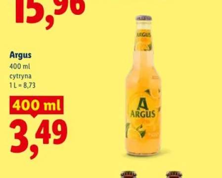Piwo Argus cytryna
