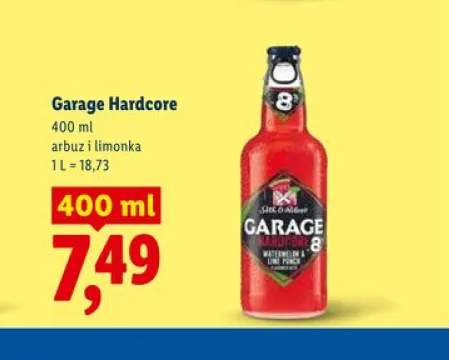 Piwo Garage Hardcore arbuz i limonka