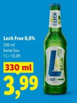 Piwo bezalkoholowe Lech Free 0,0% kwiat bzu