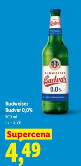Piwo bezalkoholowe Budweiser Budvar 0,0%