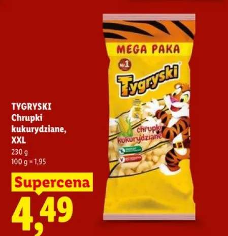 Chrupki kukurydziane Tygryski XXL
