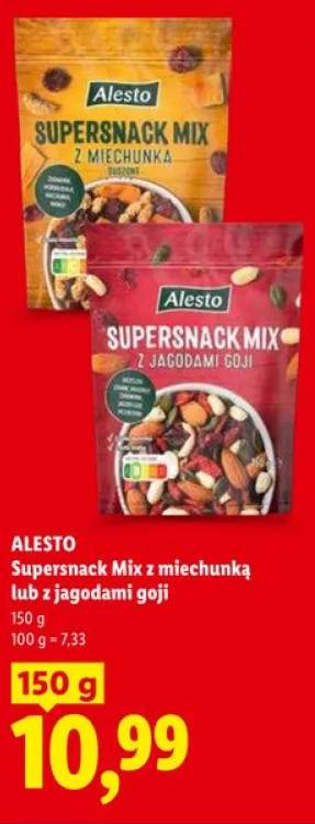 Supersnack Mix z jagodami goji Alesto