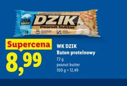 Baton proteinowy peanut butter WK Dzik
