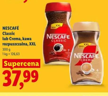 Kawa rozpuszczalna NESCAFÉ Classic XXL