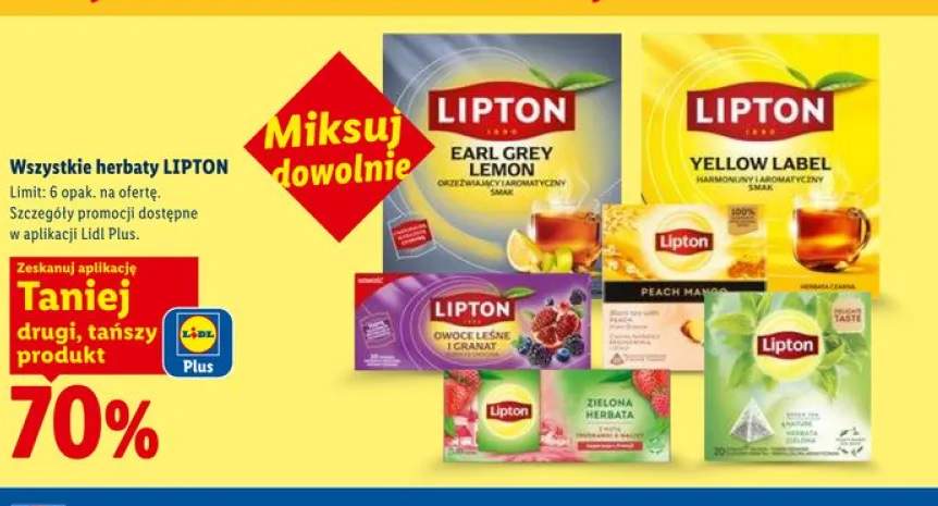 Herbata LIPTON Yellow Label