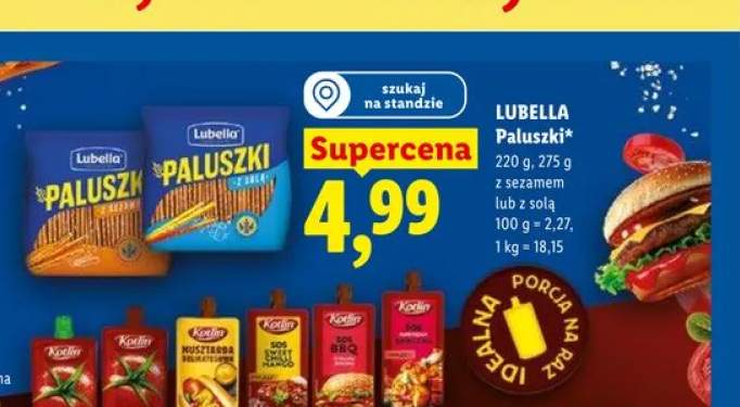 Paluszki z sezamem LUBELLA