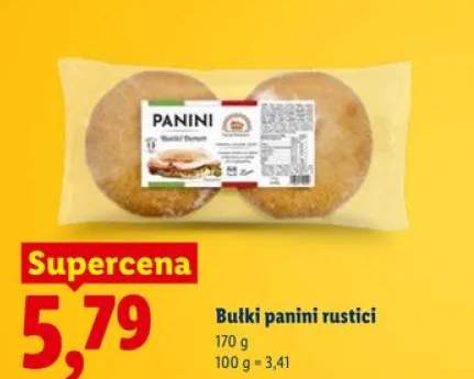 Bułki panini rustici