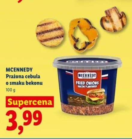 Prażona cebula o smaku bekonu MCENNEDY